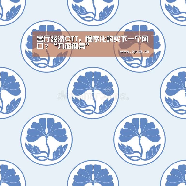 客厅经济OTT,程序化购买下一个风口?“九游体育”(图2) 九游体育